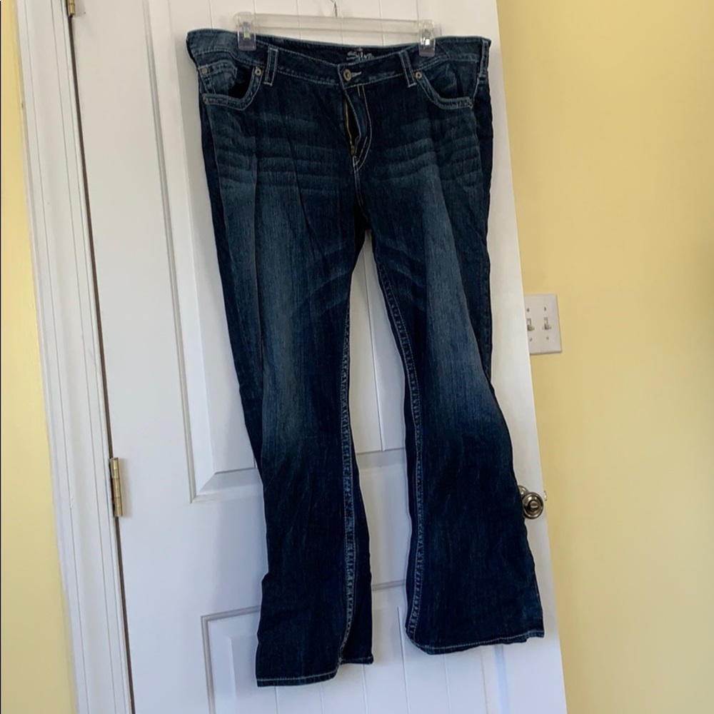 Silver jeans